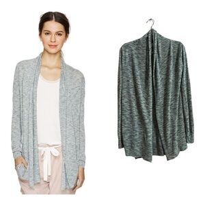 NWT Aritzia Wilfred Sz XS Flaubert Linen Blend Sweater In Space Dye Broken Glass